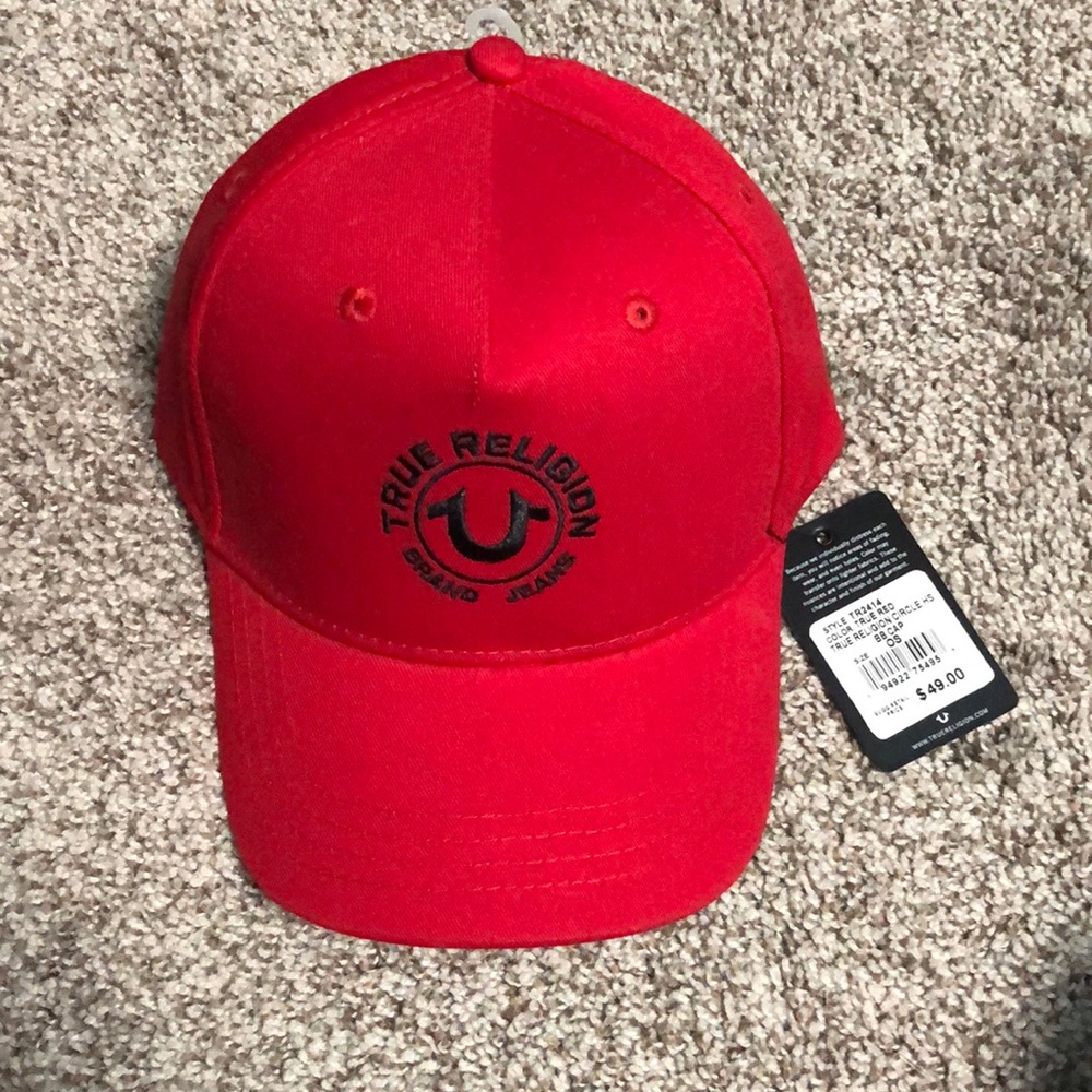 True Religion BB cap red size OS